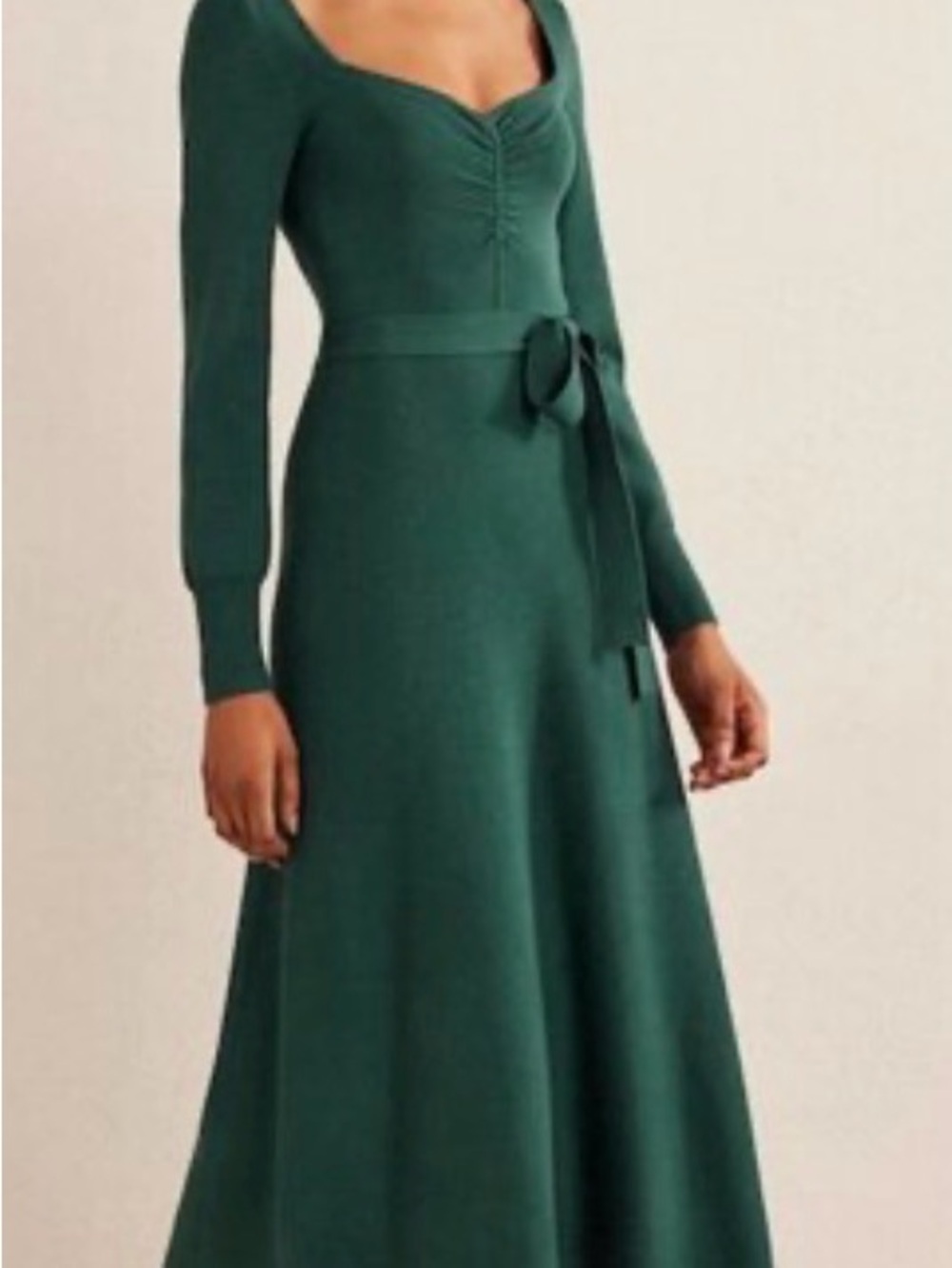 Boden Sweetheart Midi Knitted Dress Midi Dress